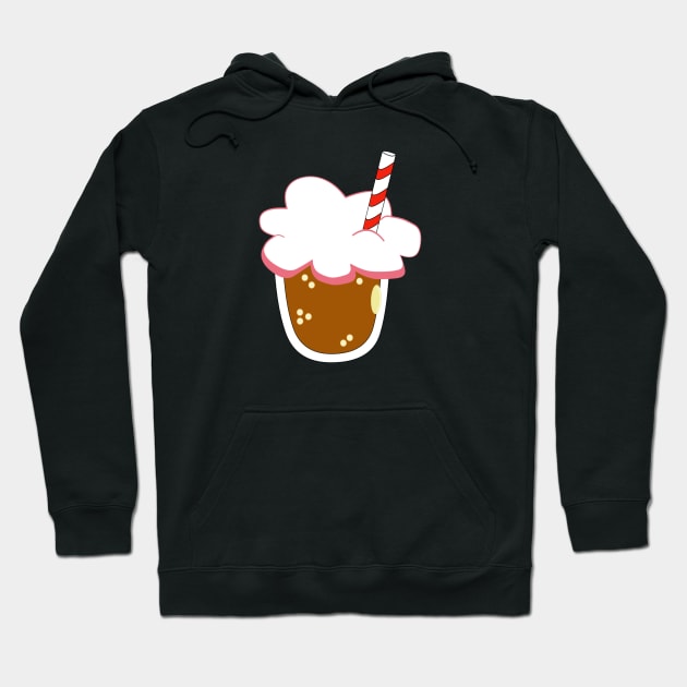 Cute Cartoon Soda with cream and straw Hoodie by Forrosa